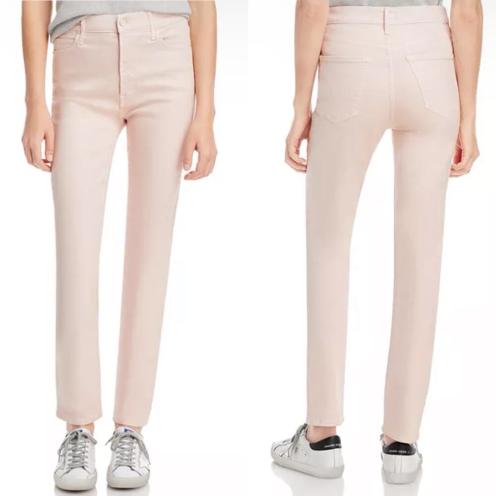 Mother Jeans Women’s The Dazzler Hover in Date Night Pale Peach Straight